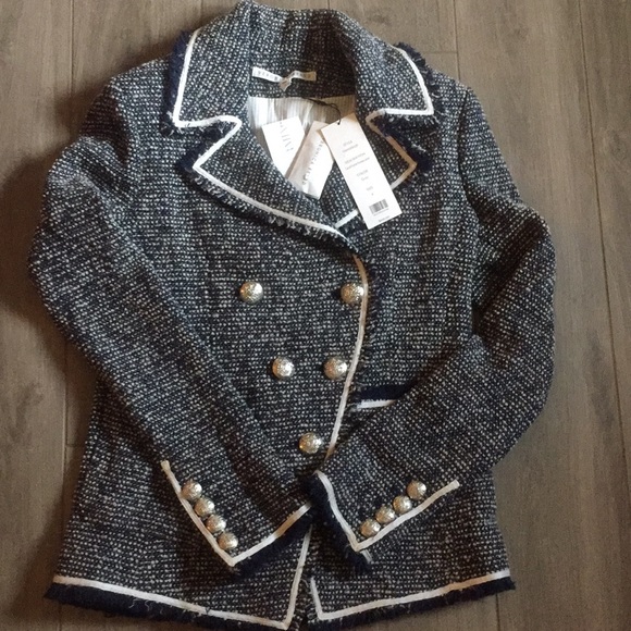 veronica beard frisco tweed jacket